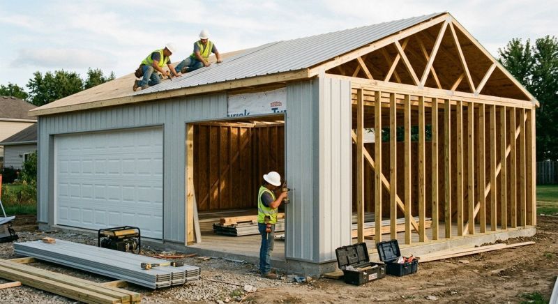 Detached Garage Construction in Charleston, SC