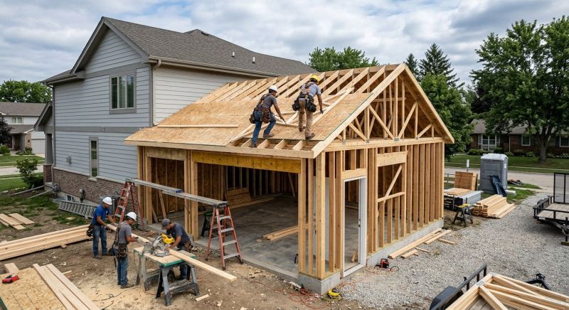 Metal Garage Construction in Katy, TX