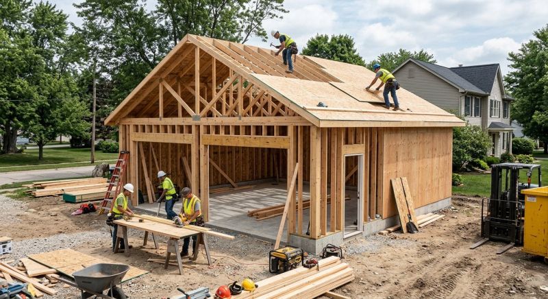Wood Garage Installation in Charleston, SC
